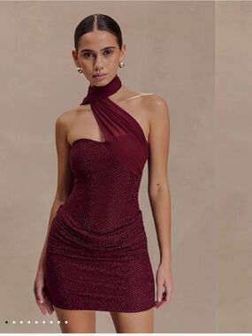 Meshki Mattea mini embellished mini dress